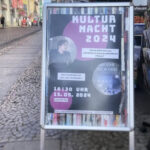 Plakat zur Lesung in der Rats- und Universitätsbuchhandlung Greifswald